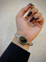 Silver Bangle Watch For Her