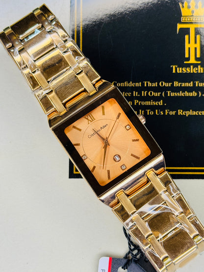 Cristiano Aillen Rose Gold Square Watch