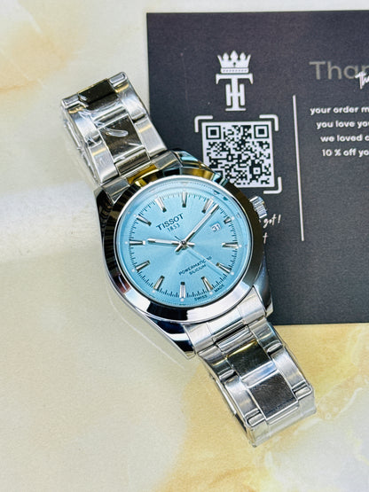 Silicium Silver Ice Blue Tissot Watch