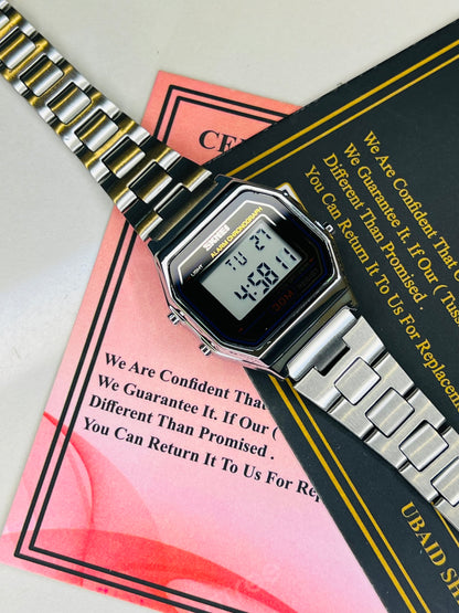 Silver Skmei Digital Watch For Her