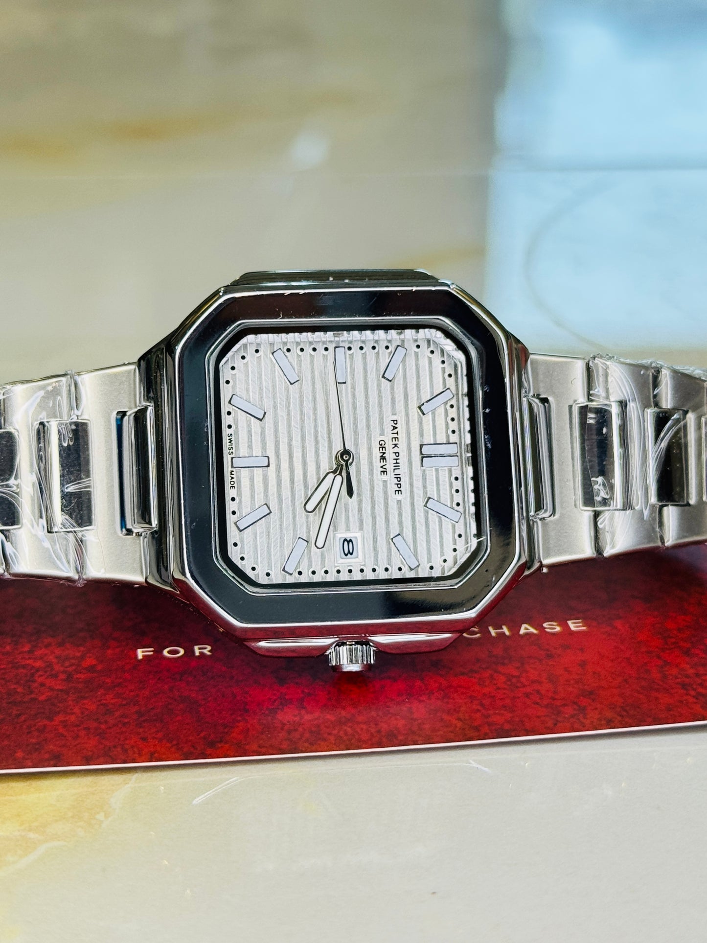 Old Money Patek Square Watch