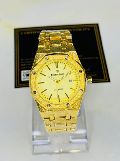 Frosted All Gold AP Watch