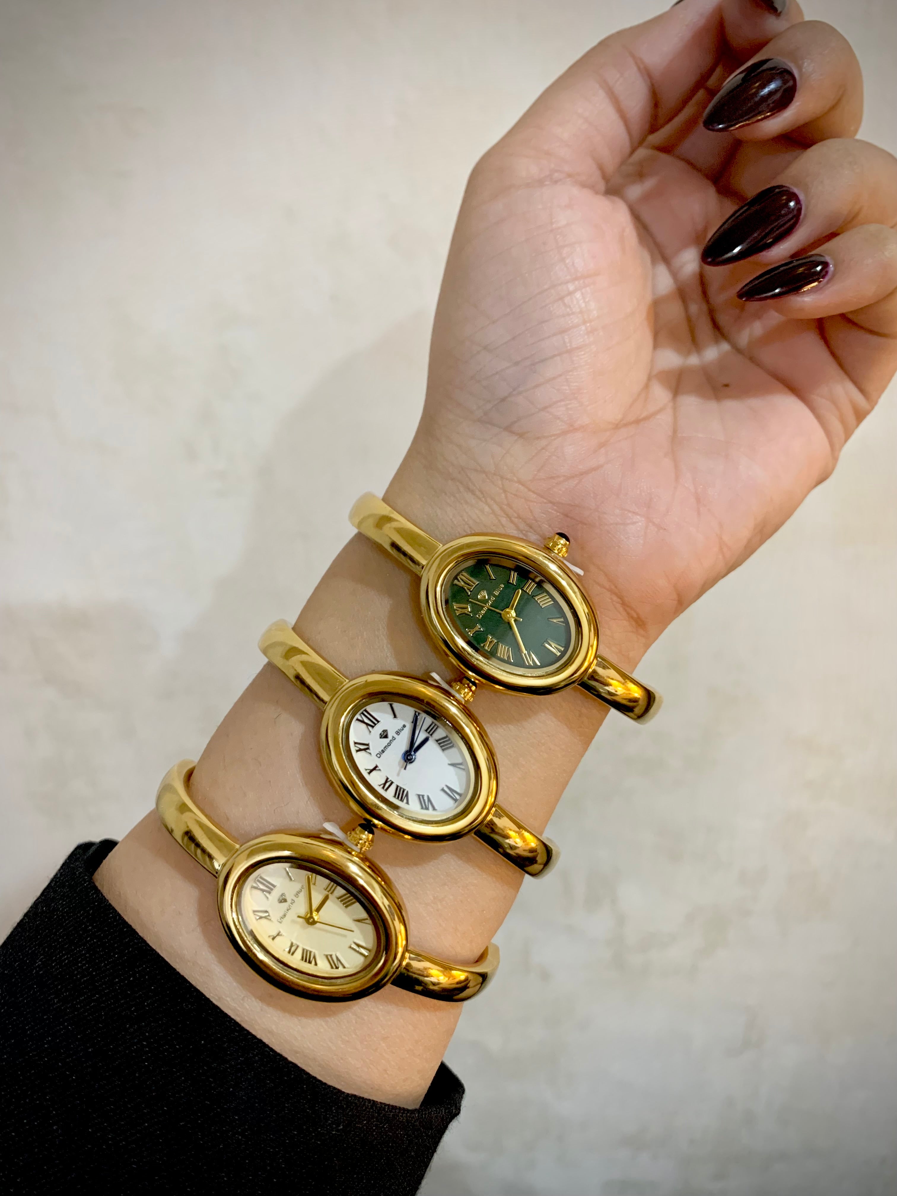 Gold Bangle Watch For Her