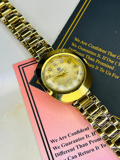 All Gold Rado Diastar Watch For Her