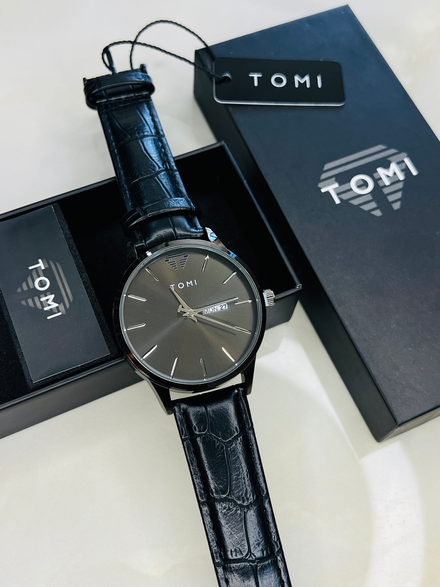 Tomi Day Date All Black Watch