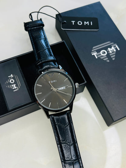 Tomi Day Date All Black Watch
