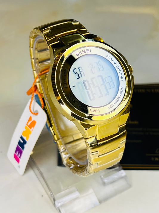 Skmei Gold Round Watch