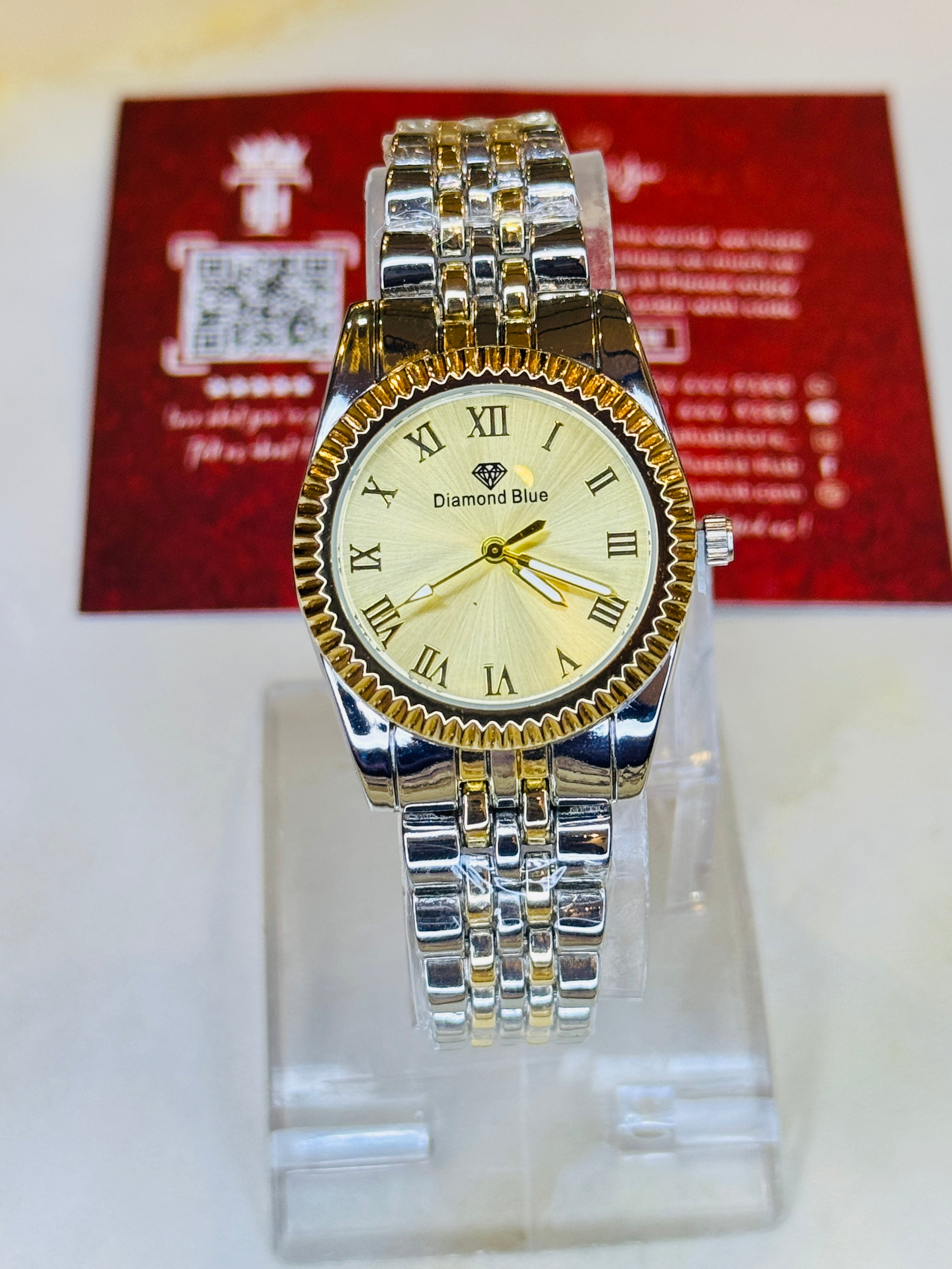 Two Tone Gold Aoqili Roman Watch for her