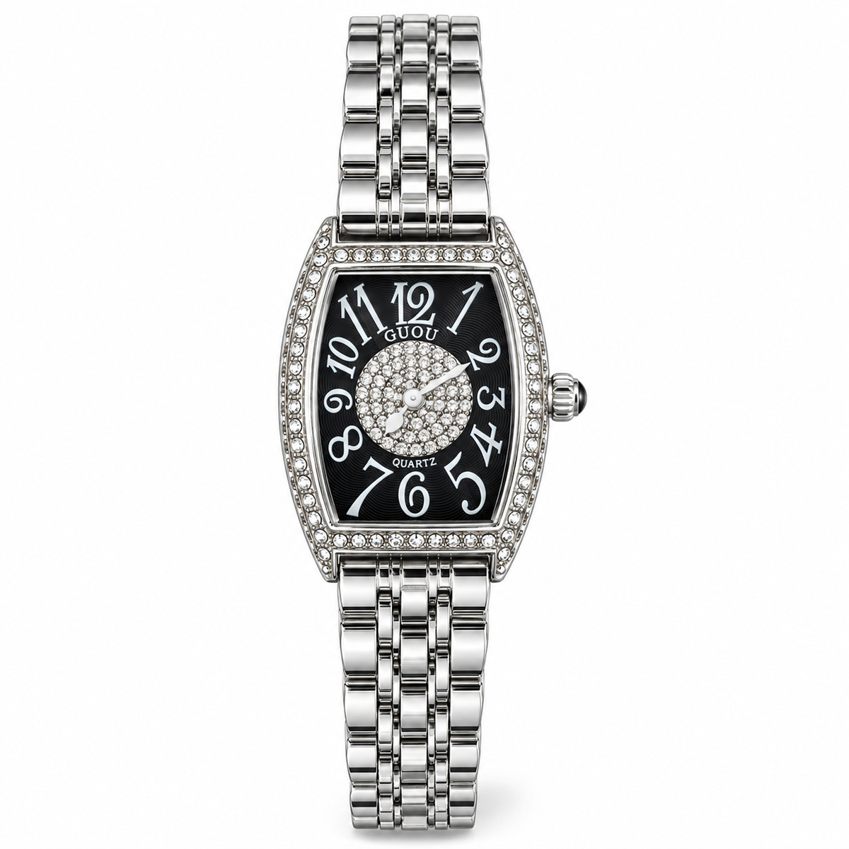 Iced Frank Muller Chain Strap Watch For Her