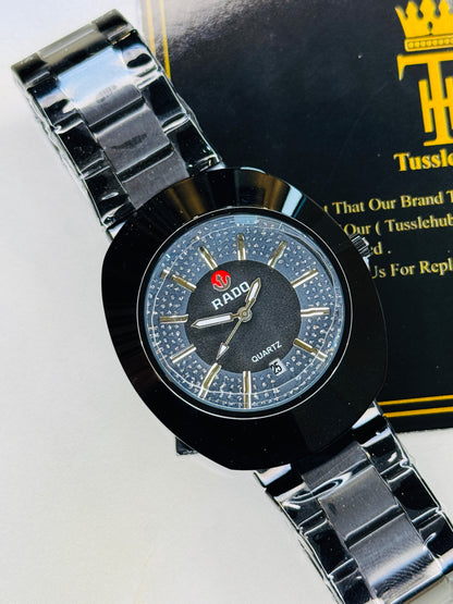 DiaStar Black Rado Quartz Watch