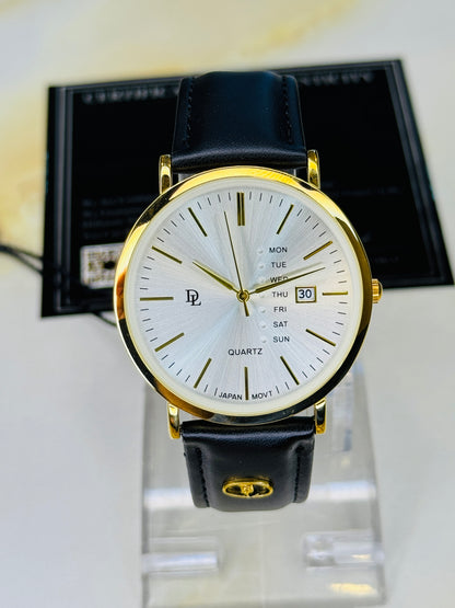 DL Mentor Premium Day Date Watch