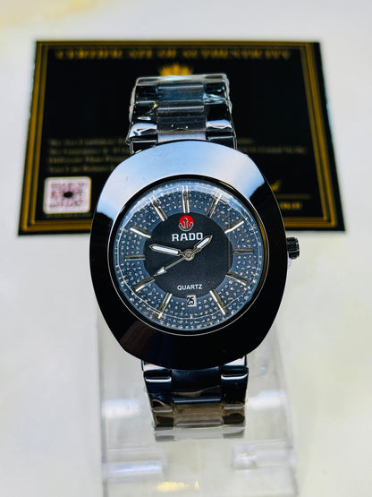 DiaStar Black Rado Quartz Watch