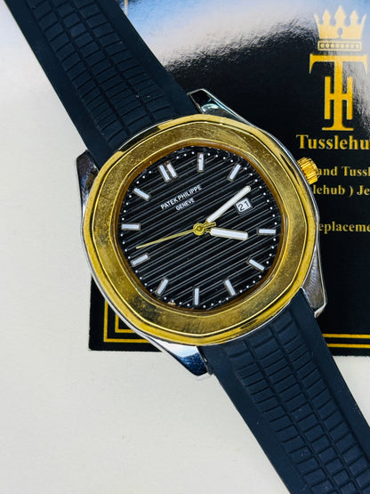 Black Two Tone Black Aquanaut Watch