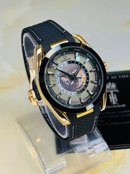 Black Copper Aqua Terra Omega Watch