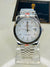 Diamonds Date Just Silver Texture White Fluted Bezel Automatic Watch