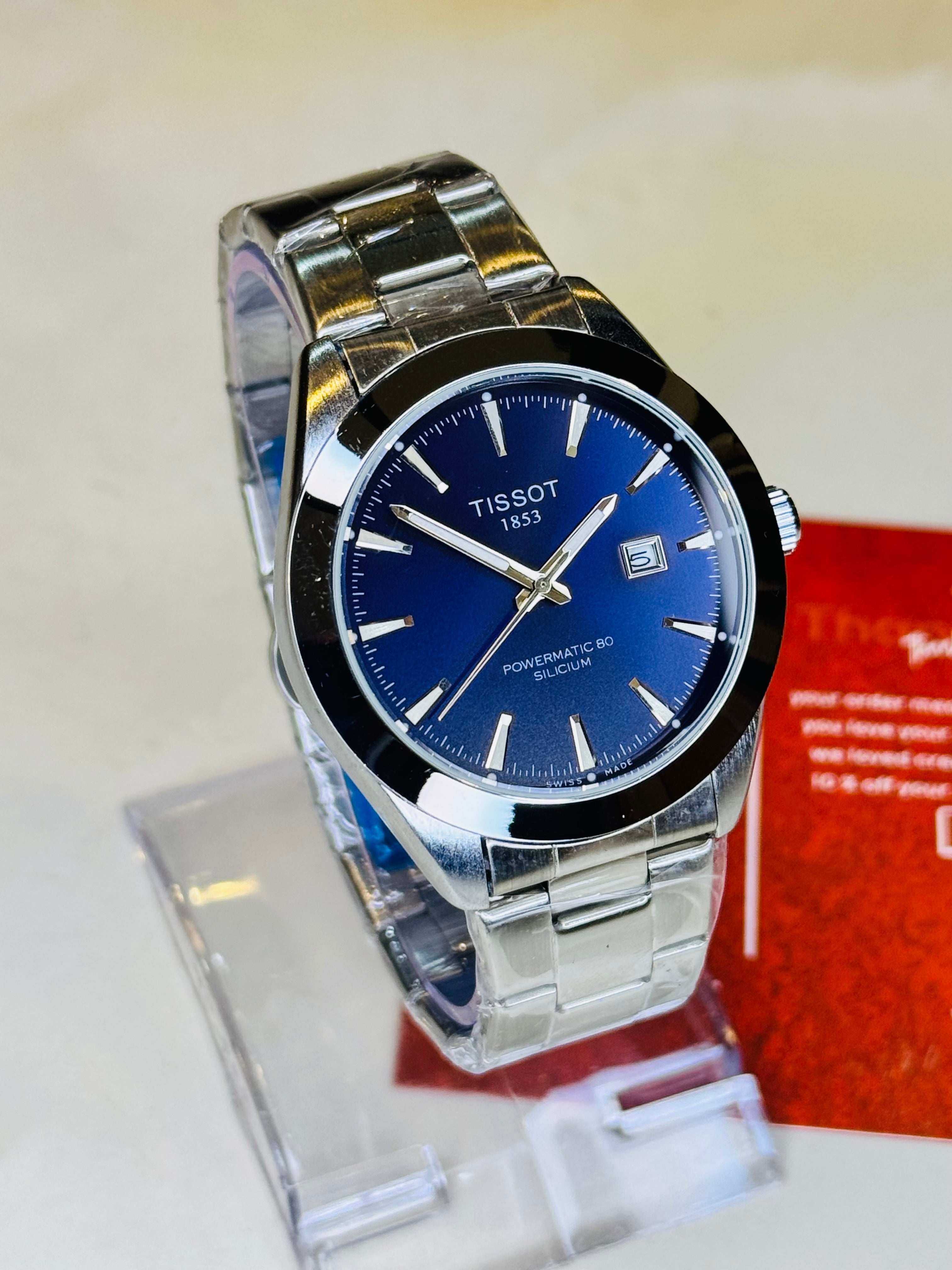 Silicium Silver Sapphire Powermatic Tissot Watch
