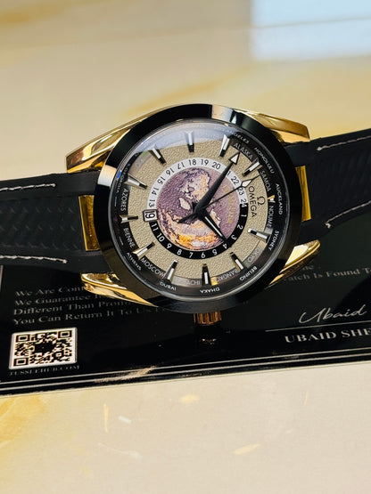 Black Copper Aqua Terra Omega Watch