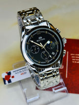 Bestwin Two Tone Black Chronograph Watch