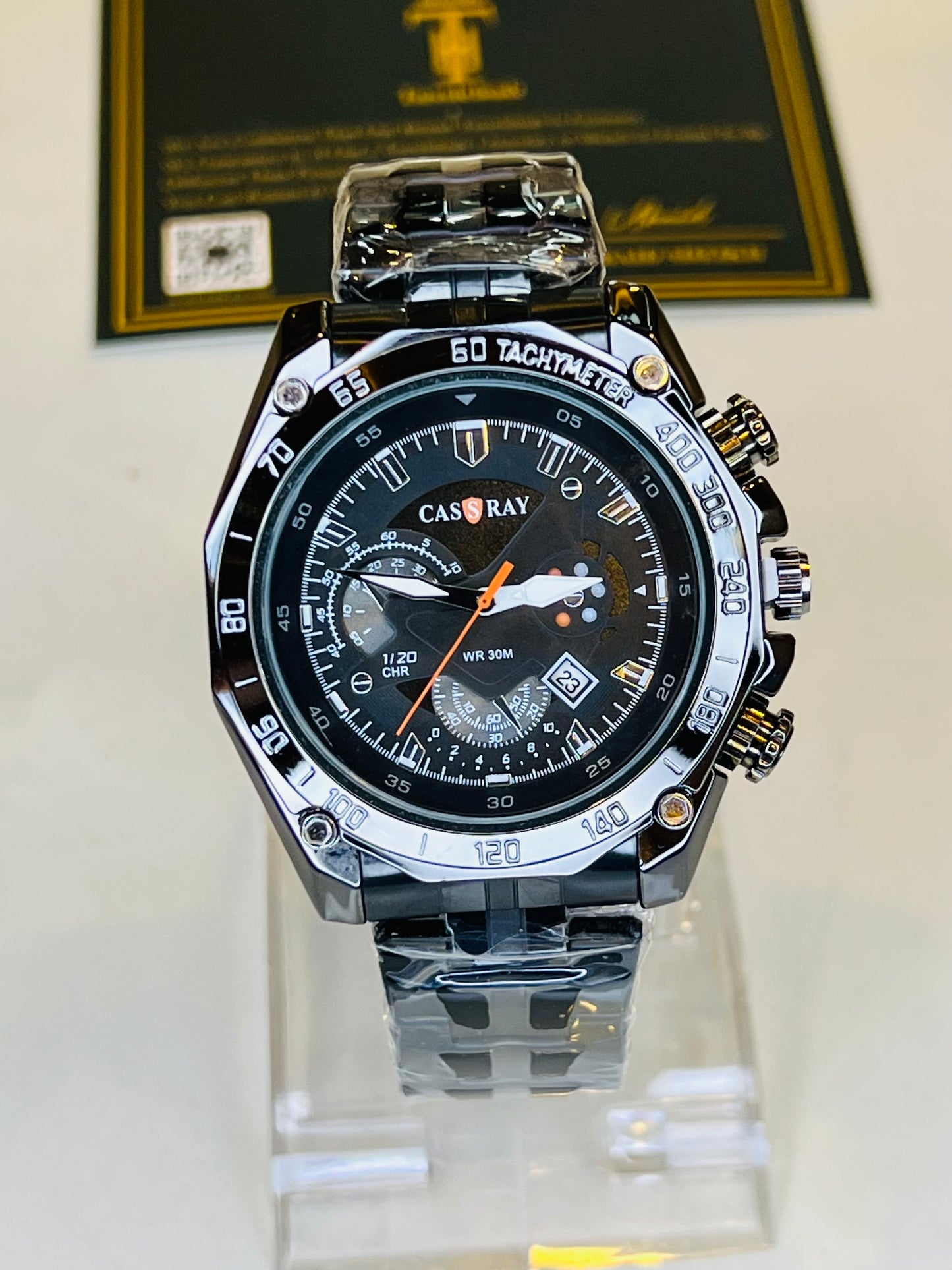 Tachy All Black Cassray Watch