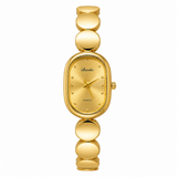 The Aura Pebble – Minimalist Oval Bangle Watch