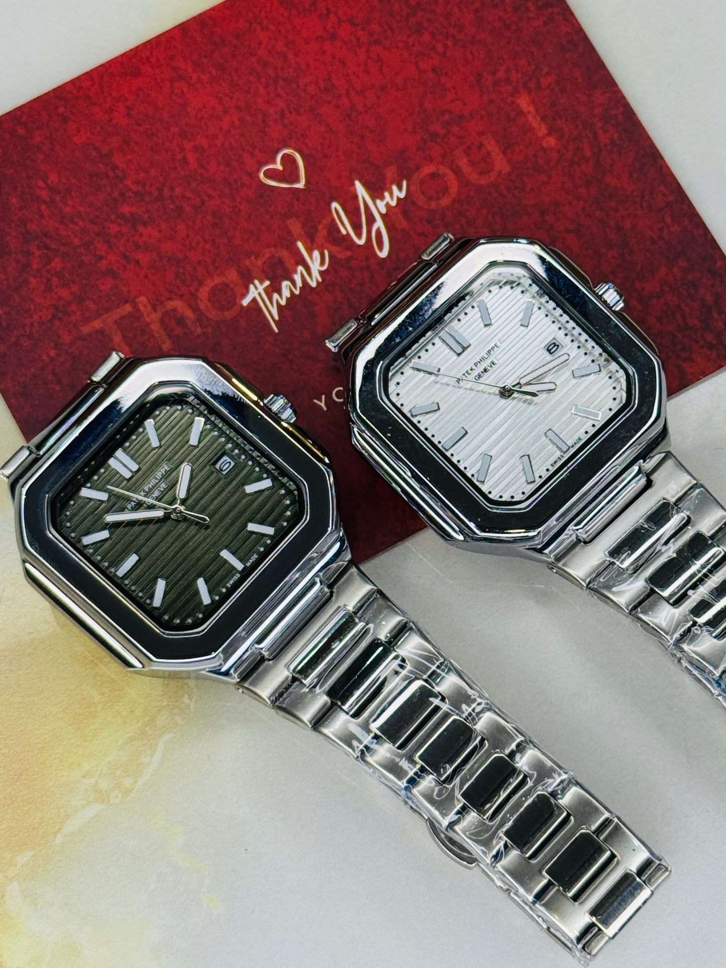 Old Money Patek Square Watch