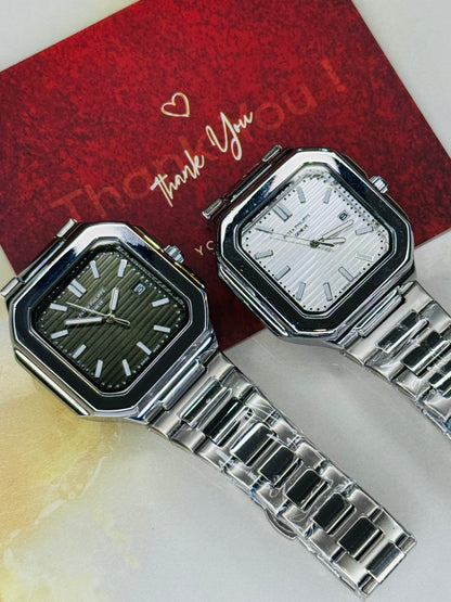 Old Money Patek Square Watch