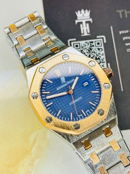 Two Tone Blue AP Quartz Watch