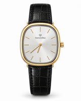 Diamond Ellipse Leather Watch