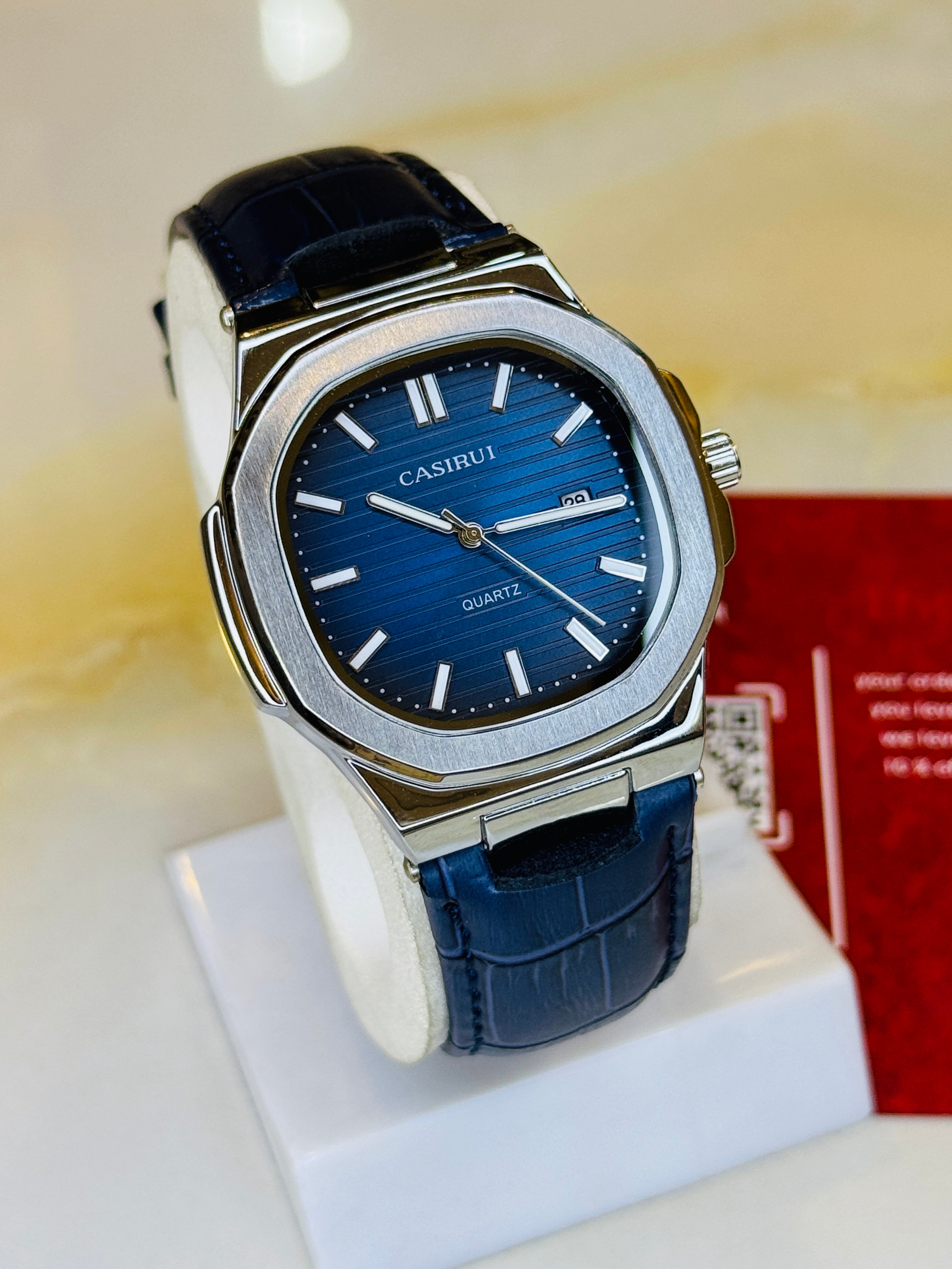 Navy Blue Casirui Nautilus Watch