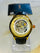 Timekey Black Strap Ballon Skeleton Dial Watch