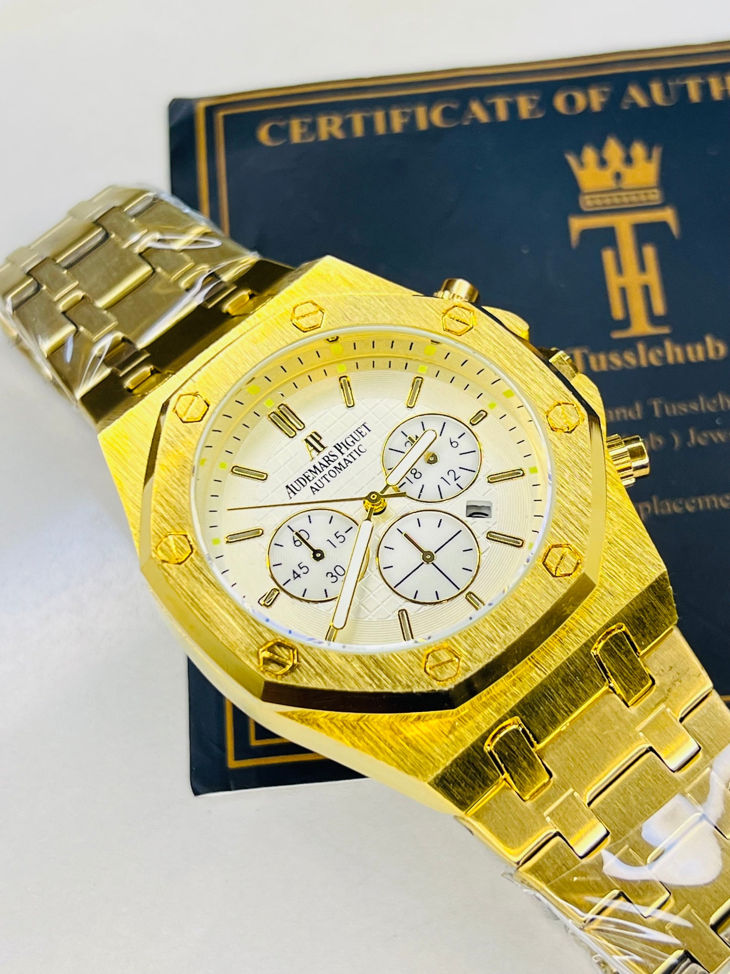 Gold White AP Light Edition Watch
