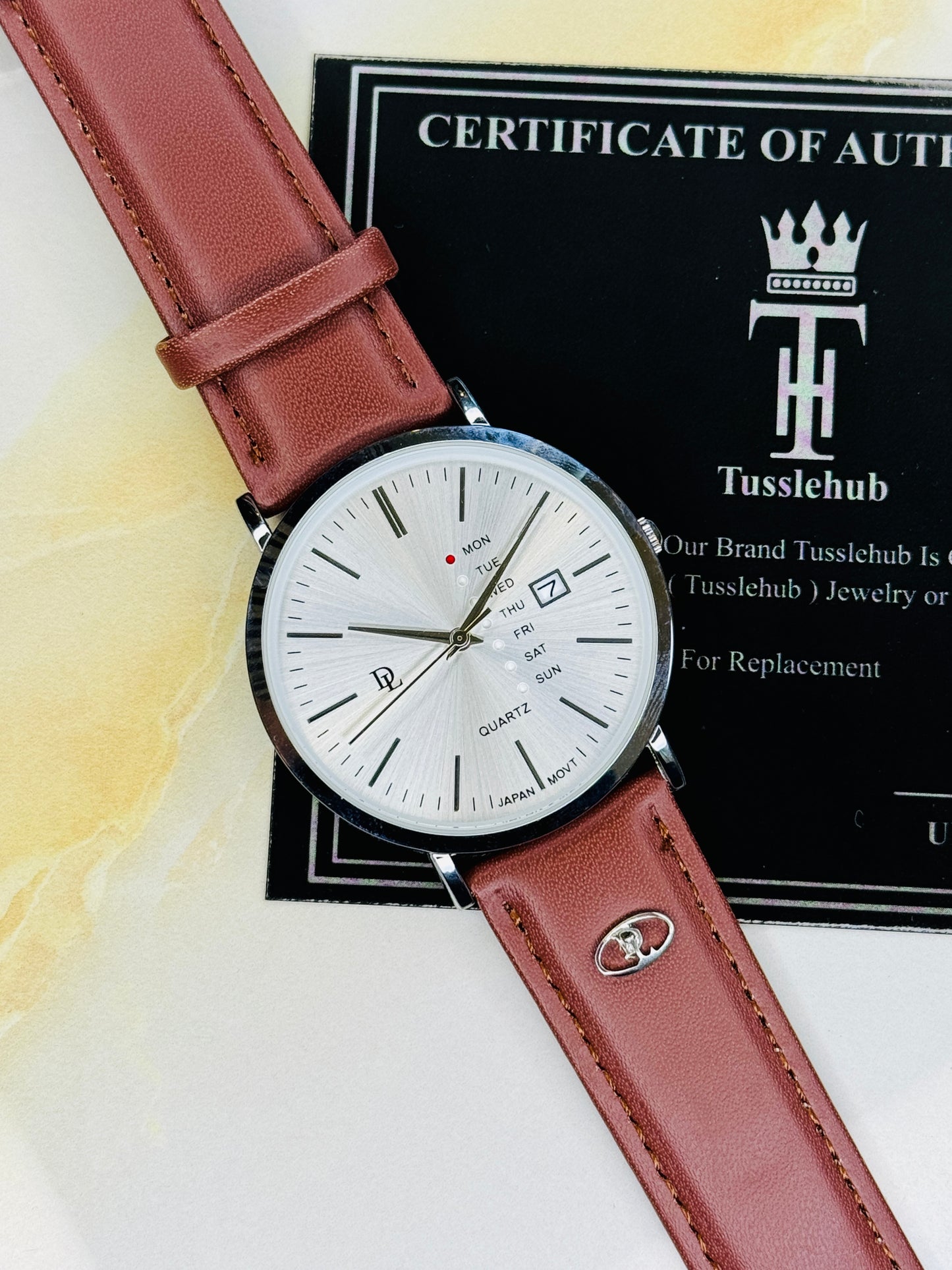DL Mentor Premium Day Date Watch