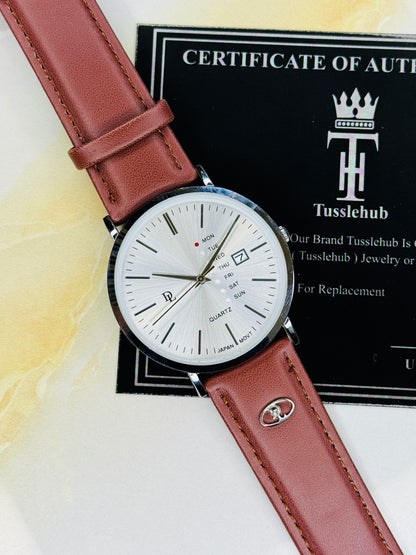 DL Mentor Premium Day Date Watch