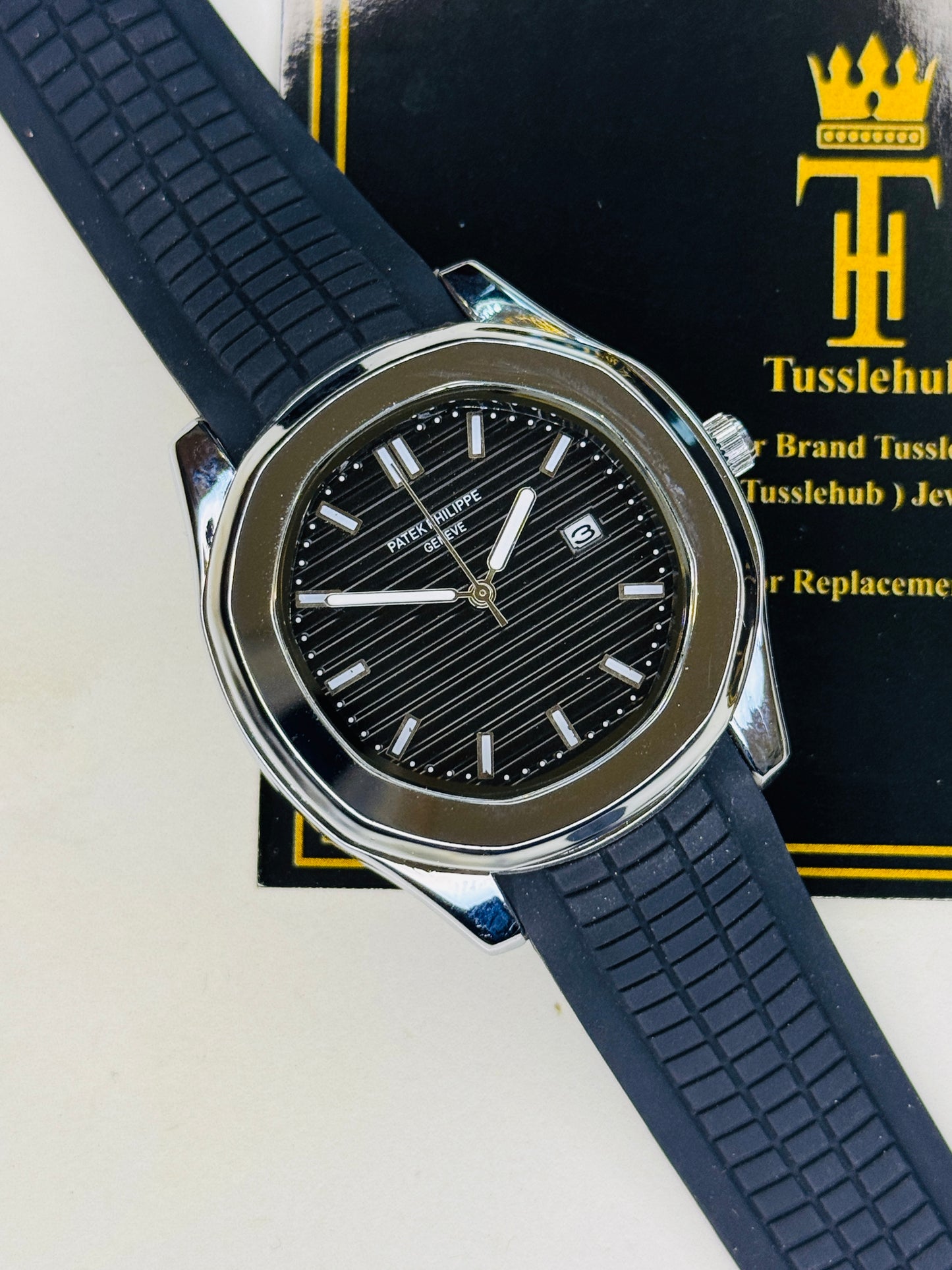 Black Silver Black Aquanaut Watch