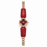 Clover Leaf Leather Watch For Her