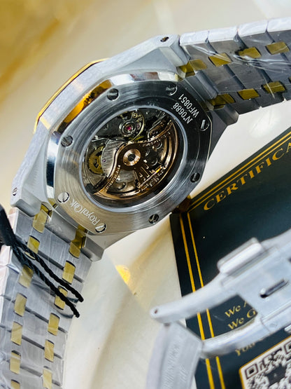AP Two Tone Automatic Blue Dial Super Clone Watch