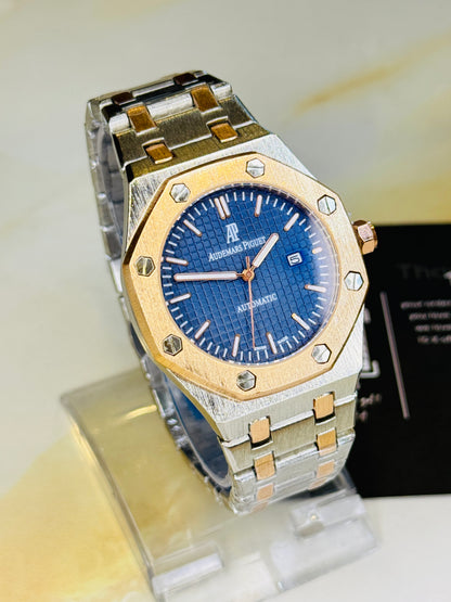 Two Tone Blue AP Quartz Watch