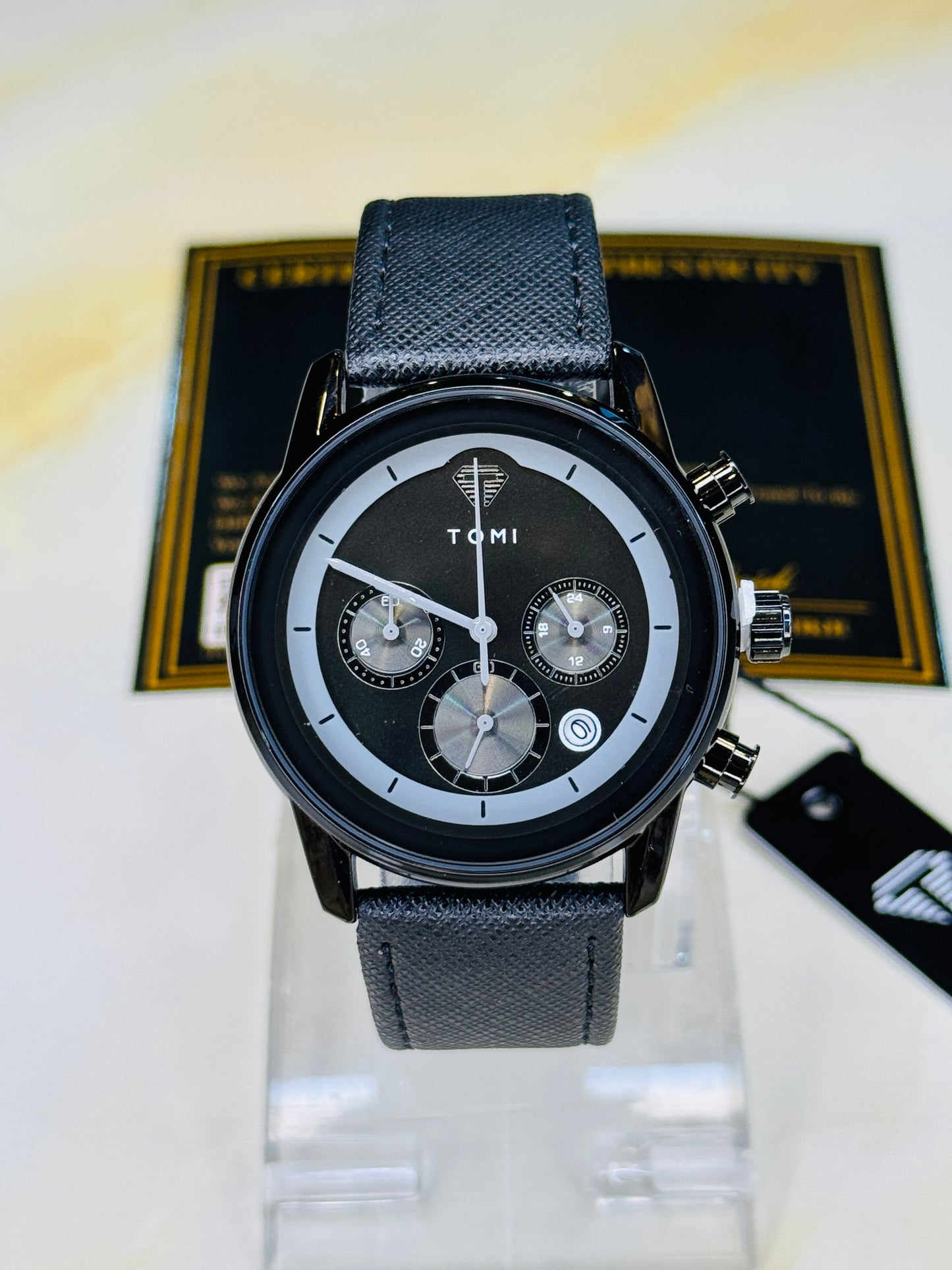 Tomi S6B All Black Gift Set Watch
