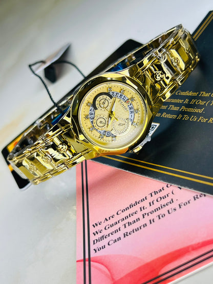 Gold Rado Octagonal Watch For Her