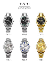 Tomi S3 Zircon Gift Set Premium Watch