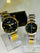 Two Tone Black Axiom Couple Watch