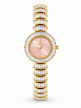 The Baguette Cascade – Art Deco Crystal Statement Watch