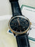 Om*ga Master Co Axial Black Two Tone Chronograph Dial Watch