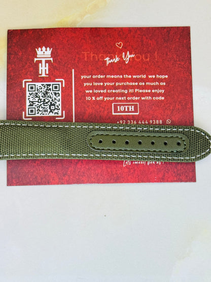 Omega 50th Anniversary Army Green Chronograph Watch