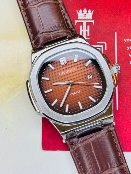 Chocolate Brown Casirui Nautilus Watch