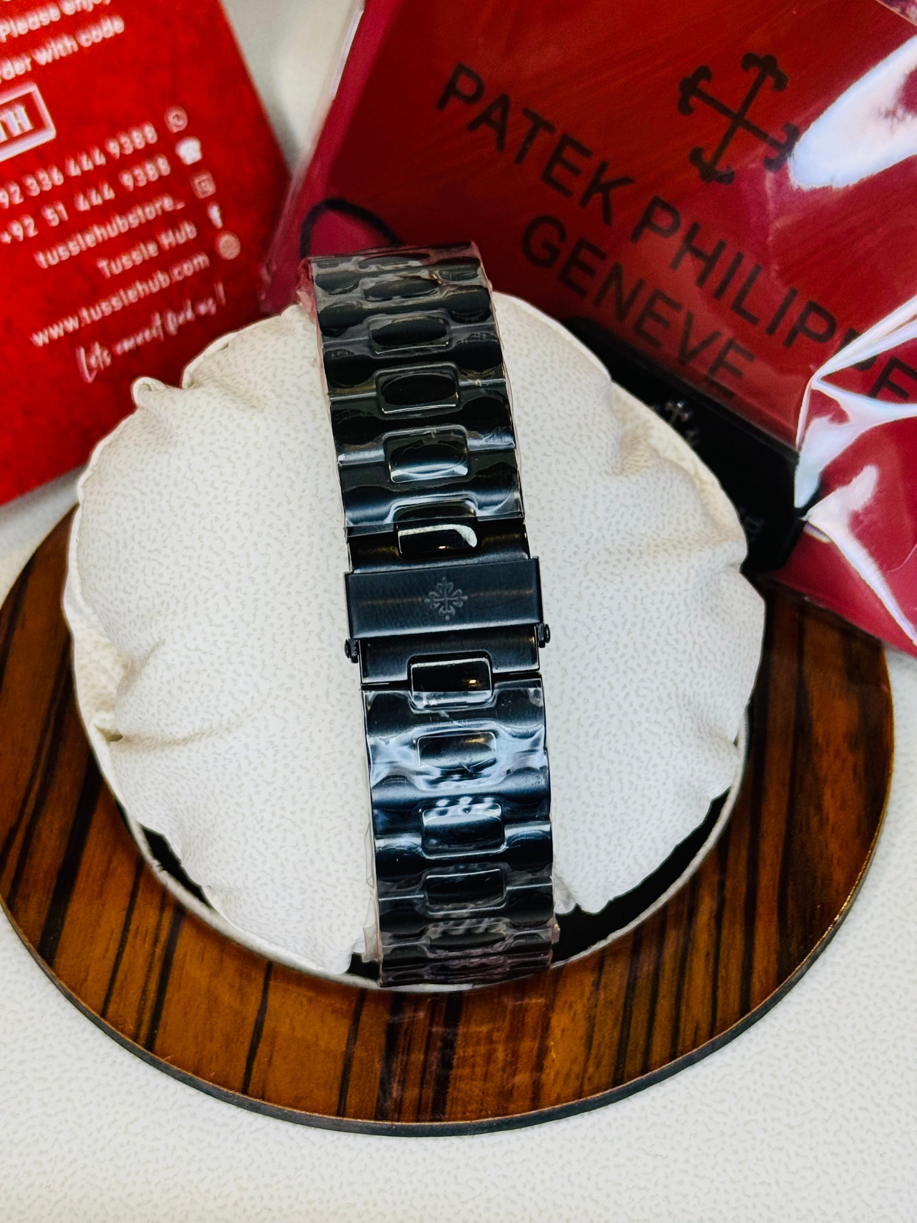 All Black Automatic Nautilus Super Clone Watch – TUSSLEHUB