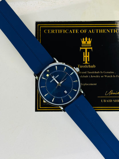Aqua Blue Slim Balloon Universe Point Watch