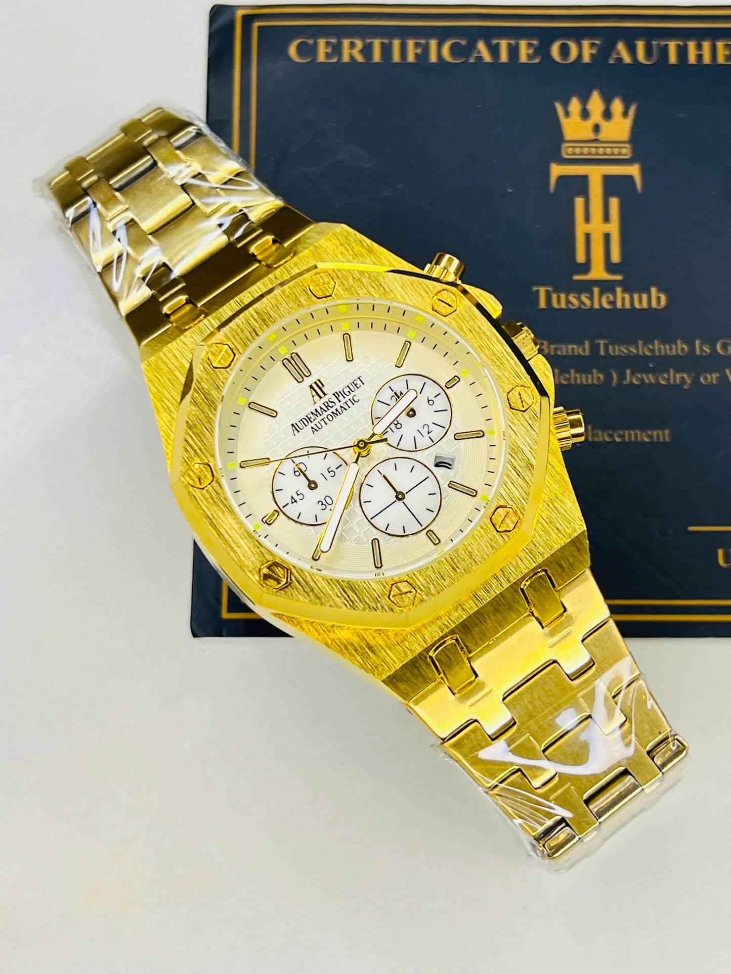 Gold White AP Light Edition Watch