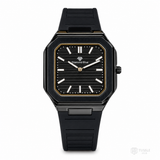 All Black Slim Arabic Magnet Strap Watch