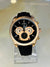 Black Gold CR7 All Chronographs Leather Watch